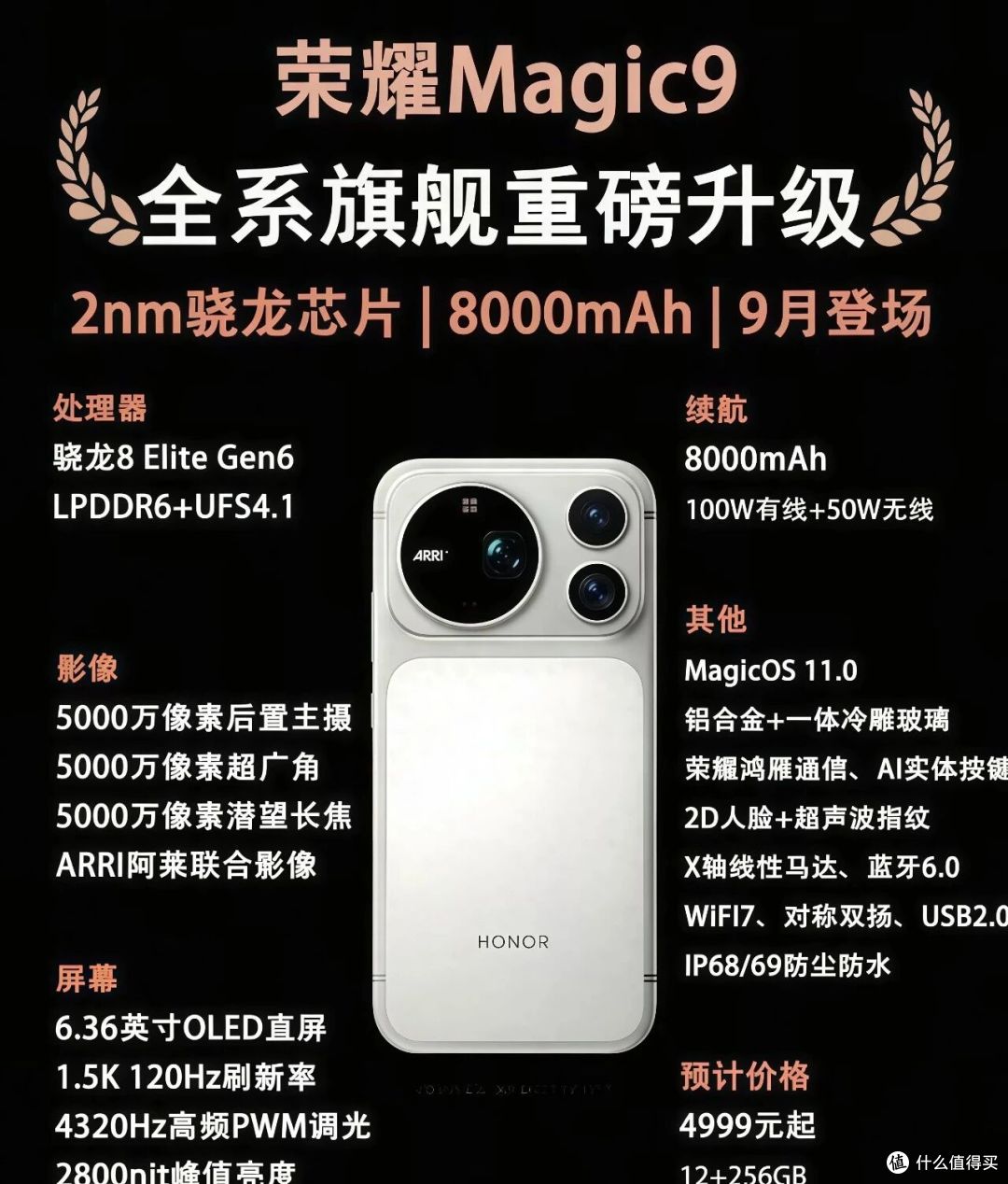 荣耀Magic9官方预约开启,价格区间也有眉目了!