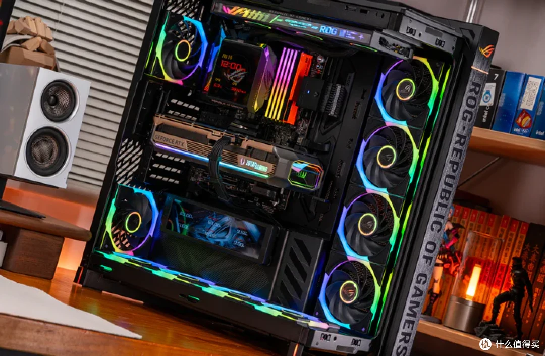 华硕幻世神+ROG X870E DARK HERO+索泰RTX5080AMP装机分享