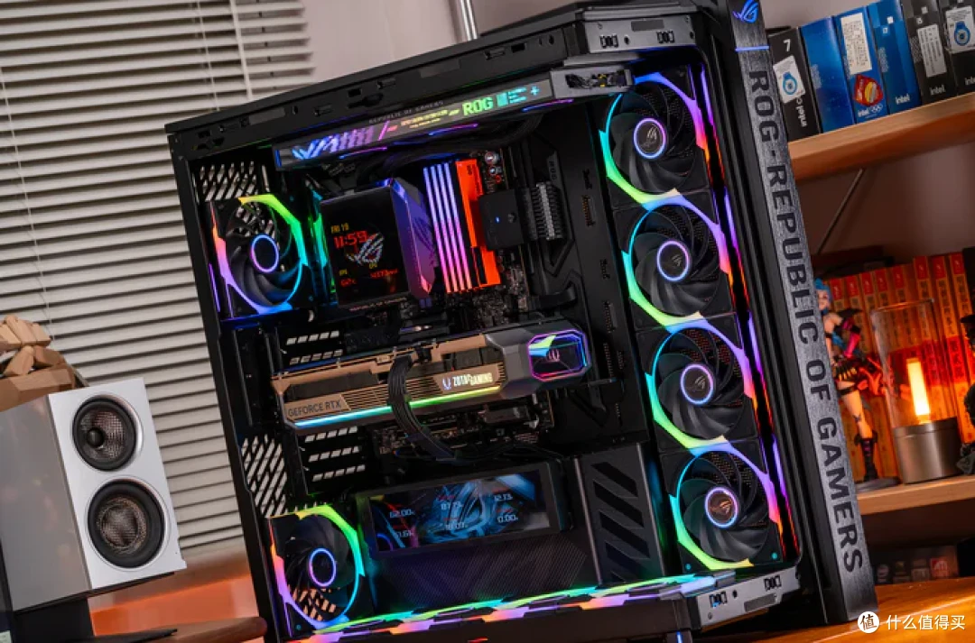 华硕幻世神+ROG X870E DARK HERO+索泰RTX5080AMP装机分享