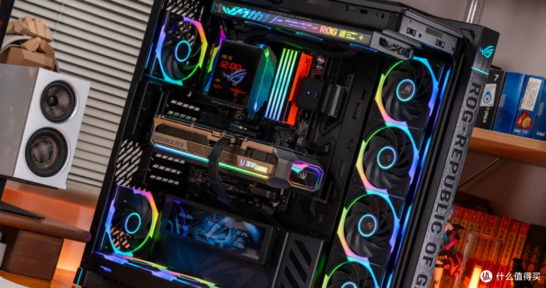 华硕幻世神+ROG X870E DARK HERO+索泰RTX5080AMP装机分享