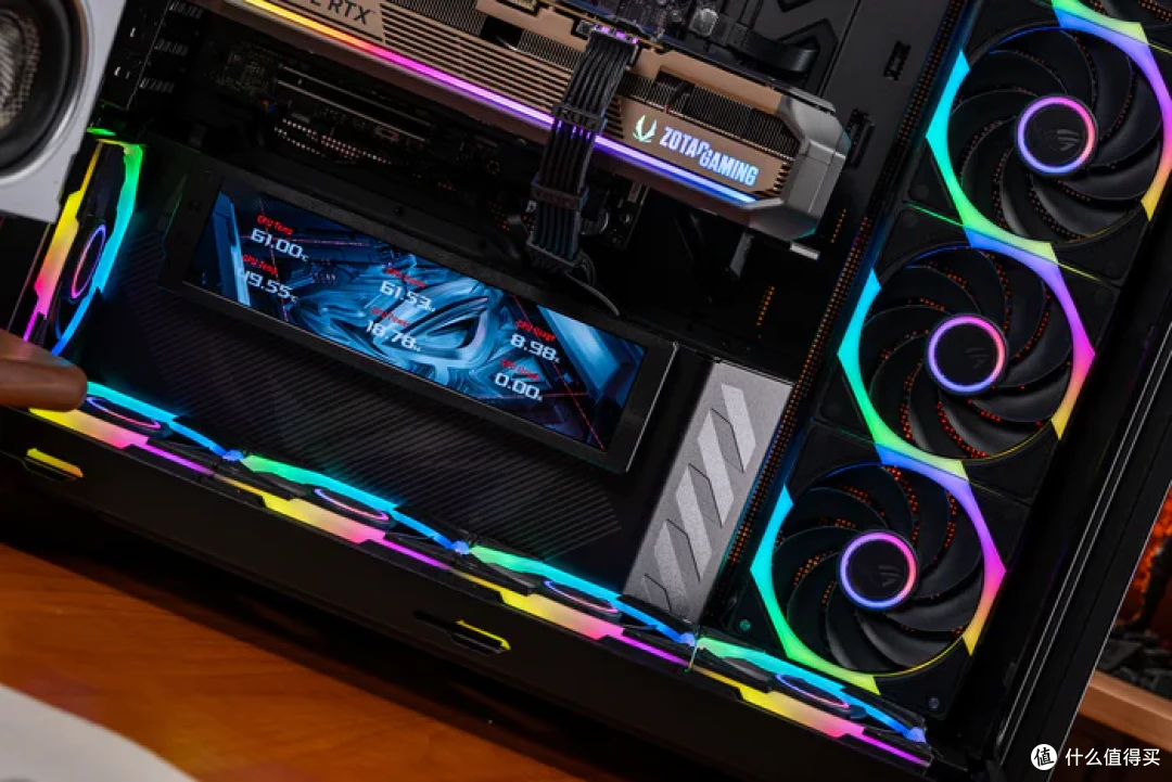 华硕幻世神+ROG X870E DARK HERO+索泰RTX5080AMP装机分享