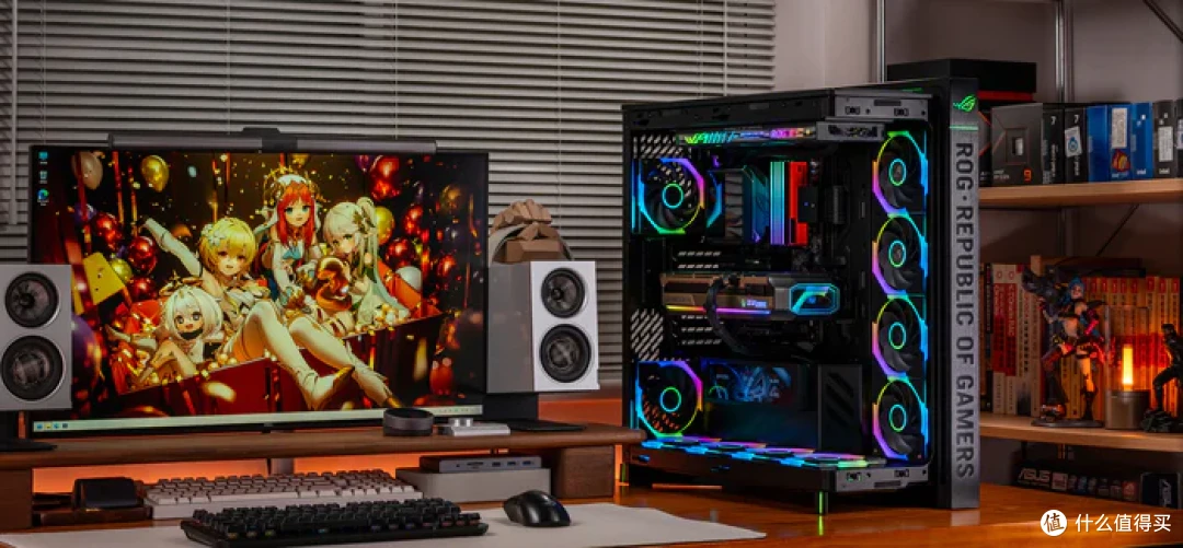 华硕幻世神+ROG X870E DARK HERO+索泰RTX5080AMP装机分享
