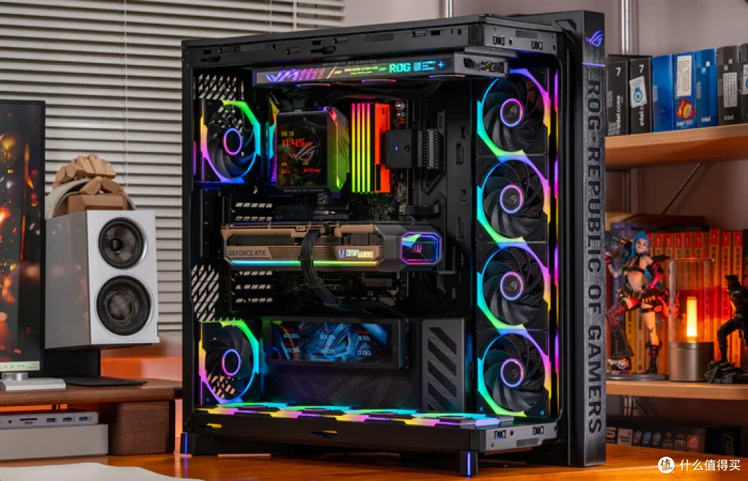 华硕幻世神+ROG X870E DARK HERO+索泰RTX5080AMP装机分享