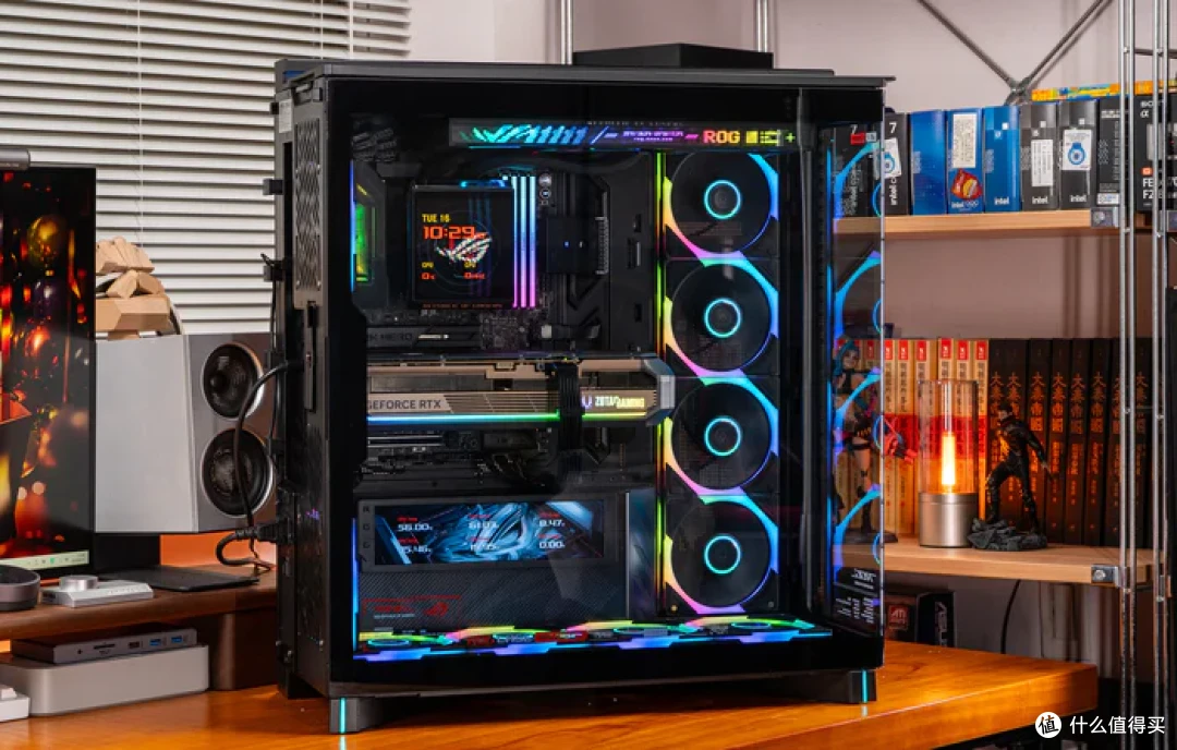 华硕幻世神+ROG X870E DARK HERO+索泰RTX5080AMP装机分享