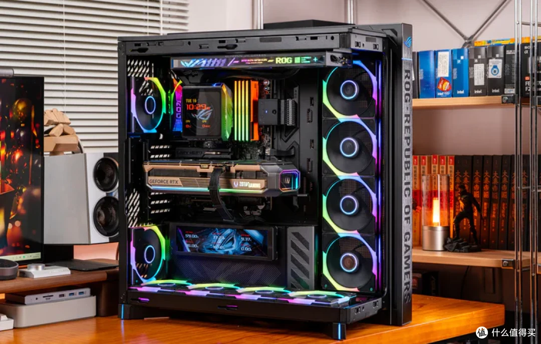 华硕幻世神+ROG X870E DARK HERO+索泰RTX5080AMP装机分享