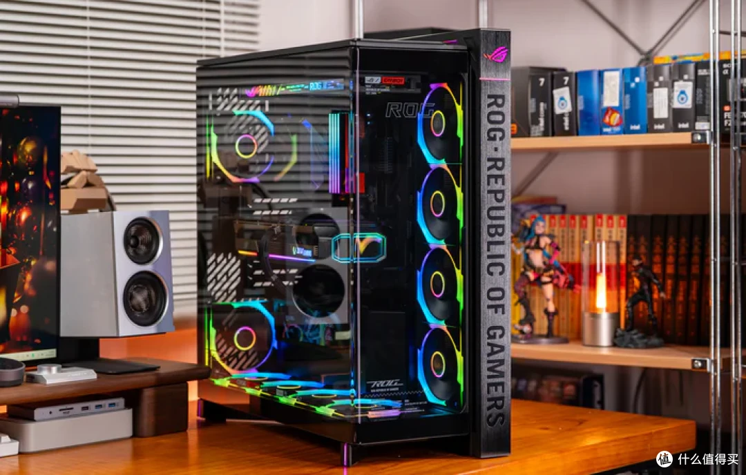 华硕幻世神+ROG X870E DARK HERO+索泰RTX5080AMP装机分享