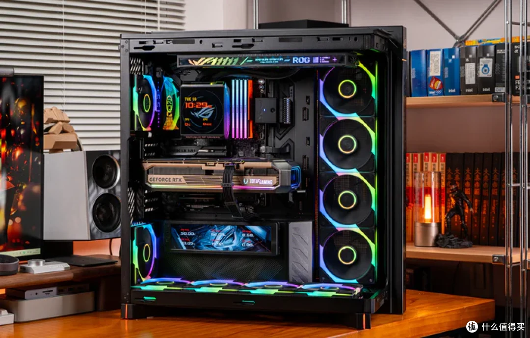 华硕幻世神+ROG X870E DARK HERO+索泰RTX5080AMP装机分享