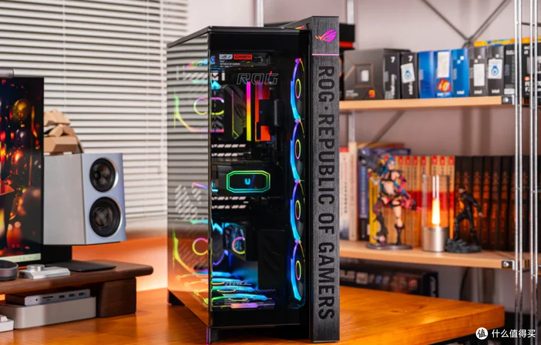 华硕幻世神+ROG X870E DARK HERO+索泰RTX5080AMP装机分享