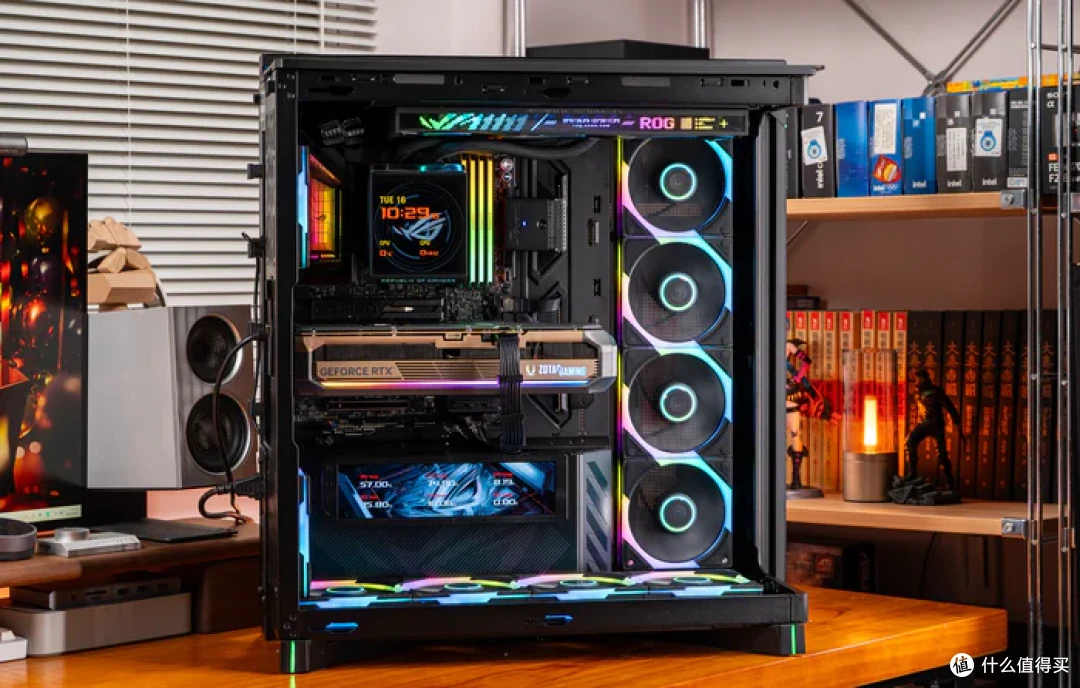 华硕幻世神+ROG X870E DARK HERO+索泰RTX5080AMP装机分享