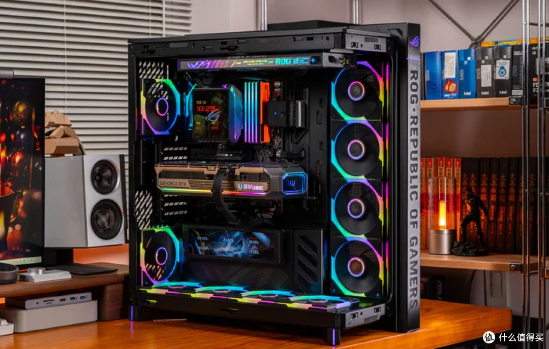 华硕幻世神+ROG X870E DARK HERO+索泰RTX5080AMP装机分享