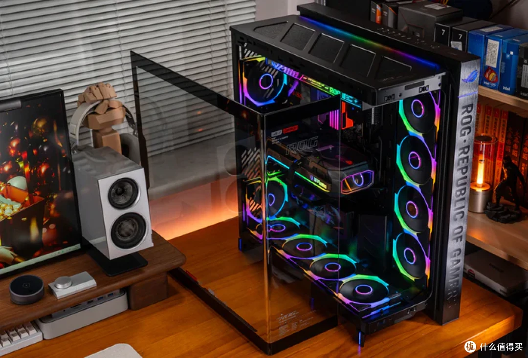 华硕幻世神+ROG X870E DARK HERO+索泰RTX5080AMP装机分享