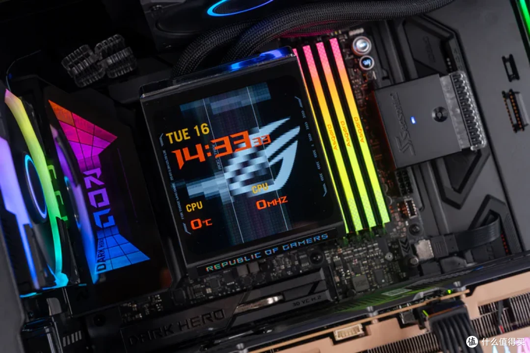 华硕幻世神+ROG X870E DARK HERO+索泰RTX5080AMP装机分享