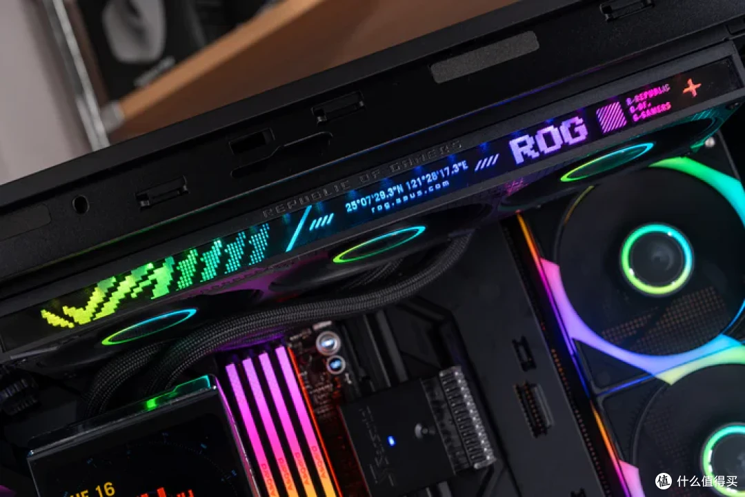 华硕幻世神+ROG X870E DARK HERO+索泰RTX5080AMP装机分享