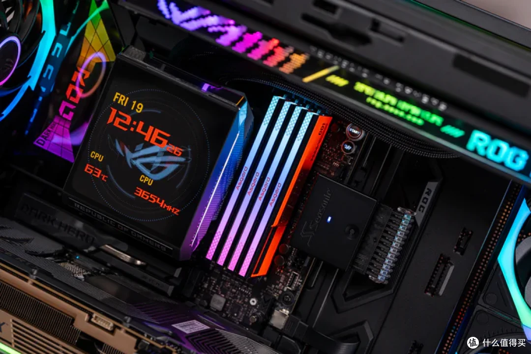 华硕幻世神+ROG X870E DARK HERO+索泰RTX5080AMP装机分享