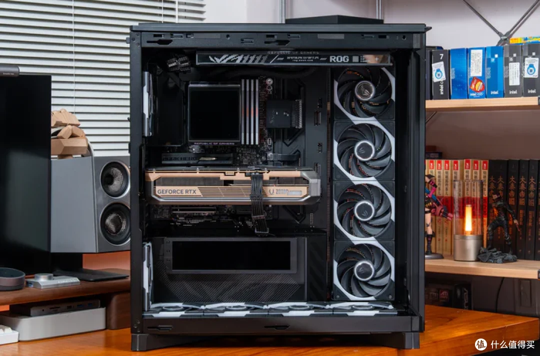 华硕幻世神+ROG X870E DARK HERO+索泰RTX5080AMP装机分享