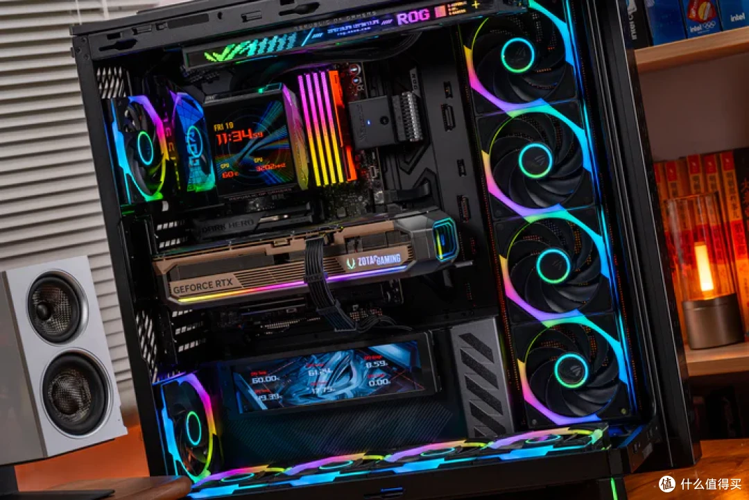 华硕幻世神+ROG X870E DARK HERO+索泰RTX5080AMP装机分享