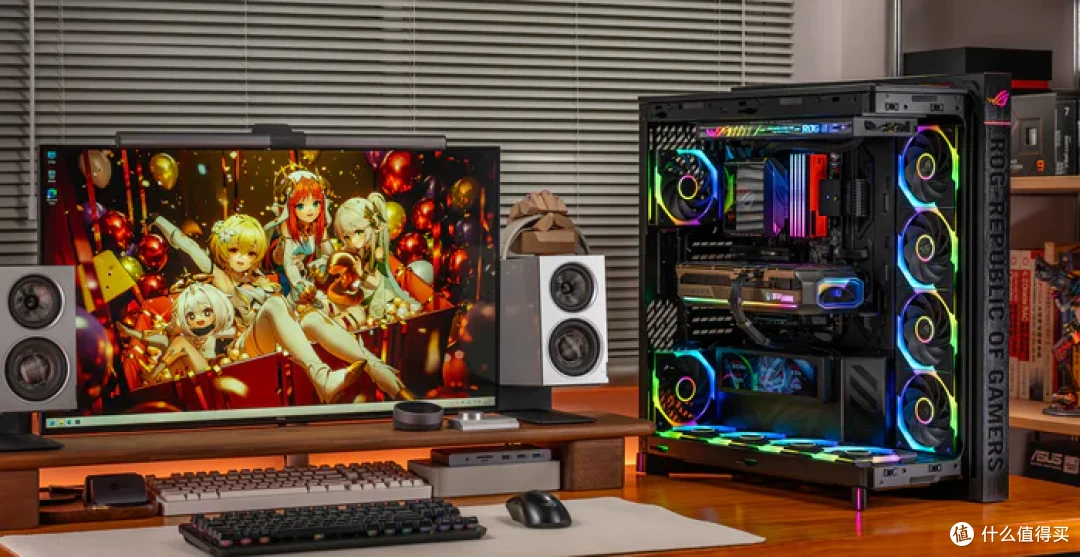 华硕幻世神+ROG X870E DARK HERO+索泰RTX5080AMP装机分享
