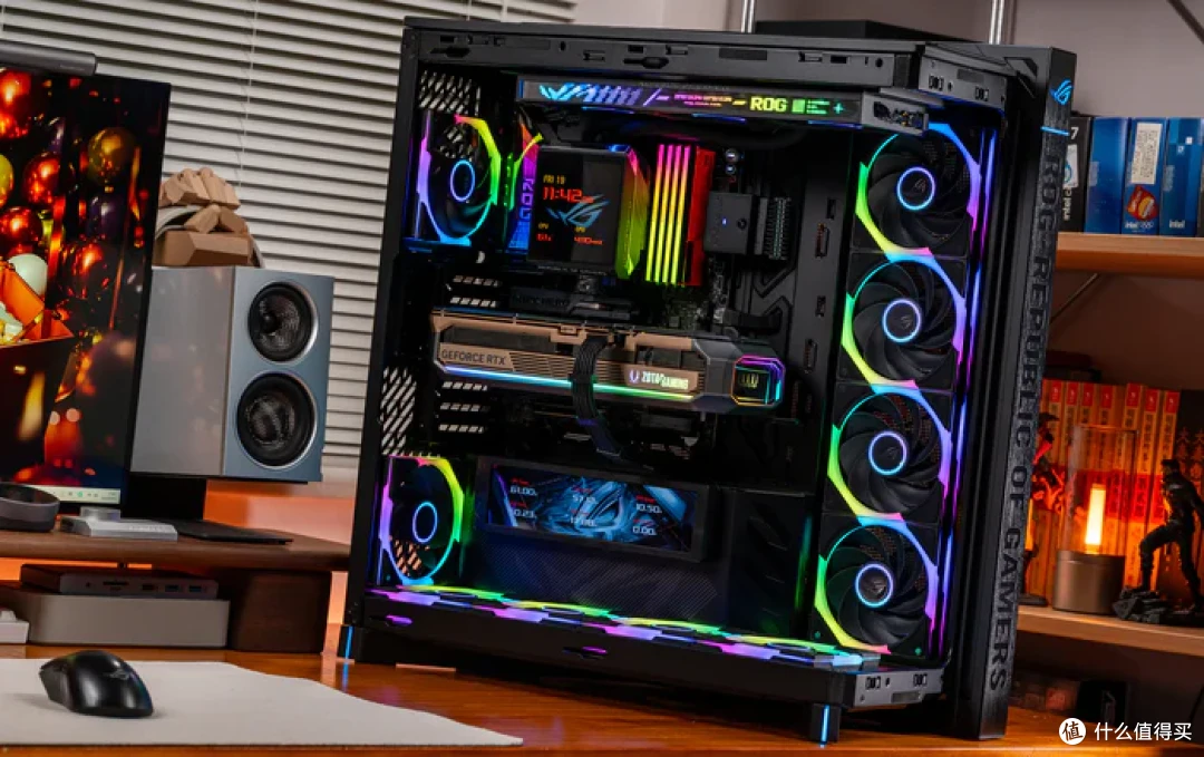华硕幻世神+ROG X870E DARK HERO+索泰RTX5080AMP装机分享