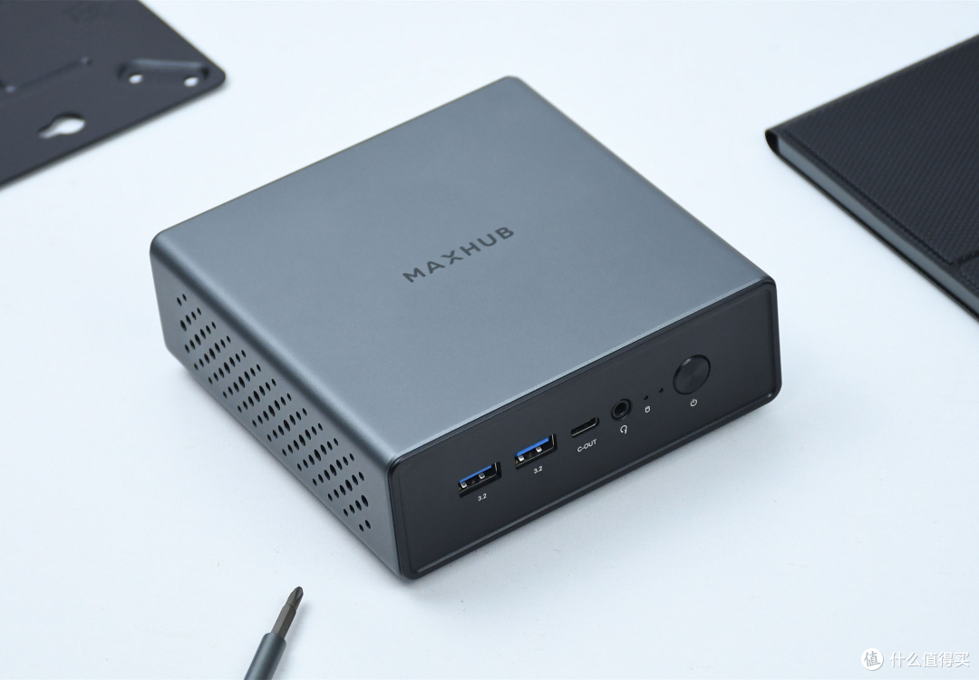 领效 MAXHUB MI20 铝合金迷你主机|N100 准系统 480 元