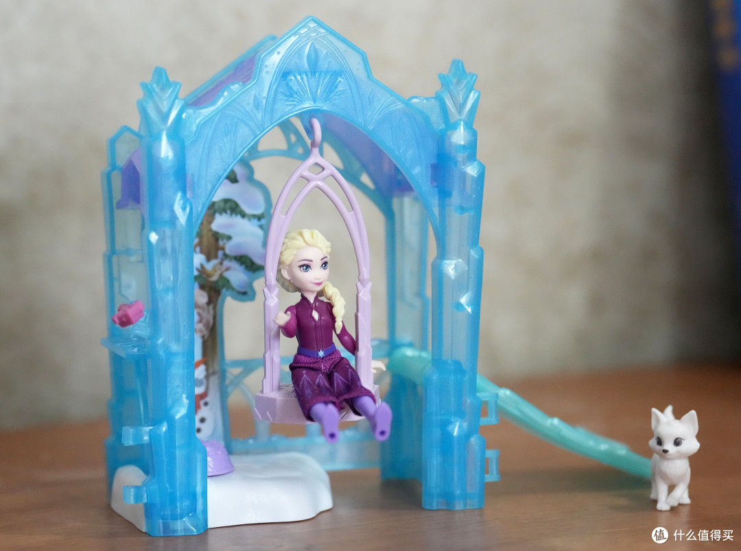 把女儿的“公主梦”打包到家!美太芭比冰雪奇缘迷你城堡套装晒单