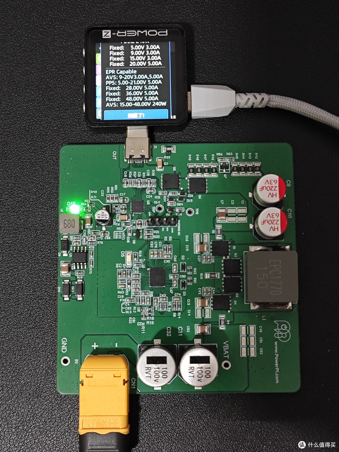 PowerPi X240C PD240W快充模块试用报告