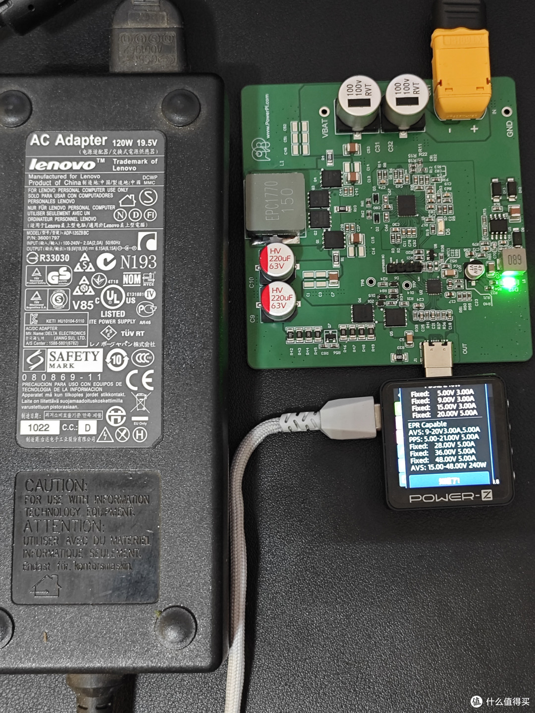 PowerPi X240C PD240W快充模块试用报告