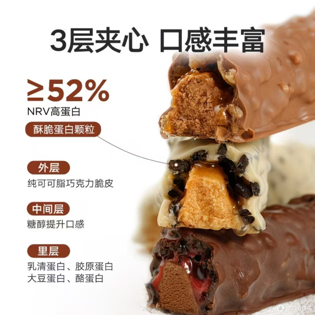 黑金装顶配代餐✨0蔗糖PhD蛋白棒健身控卡闭眼冲