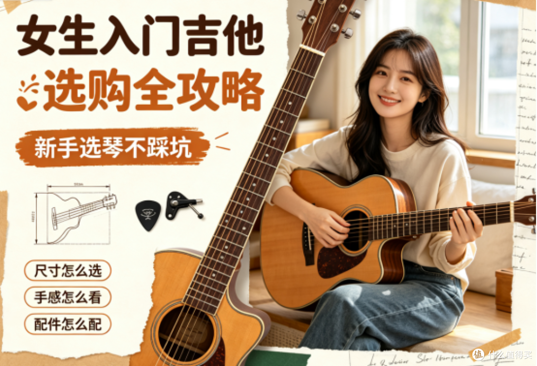 2026女生入门吉他选购全攻略,新手选琴不踩坑