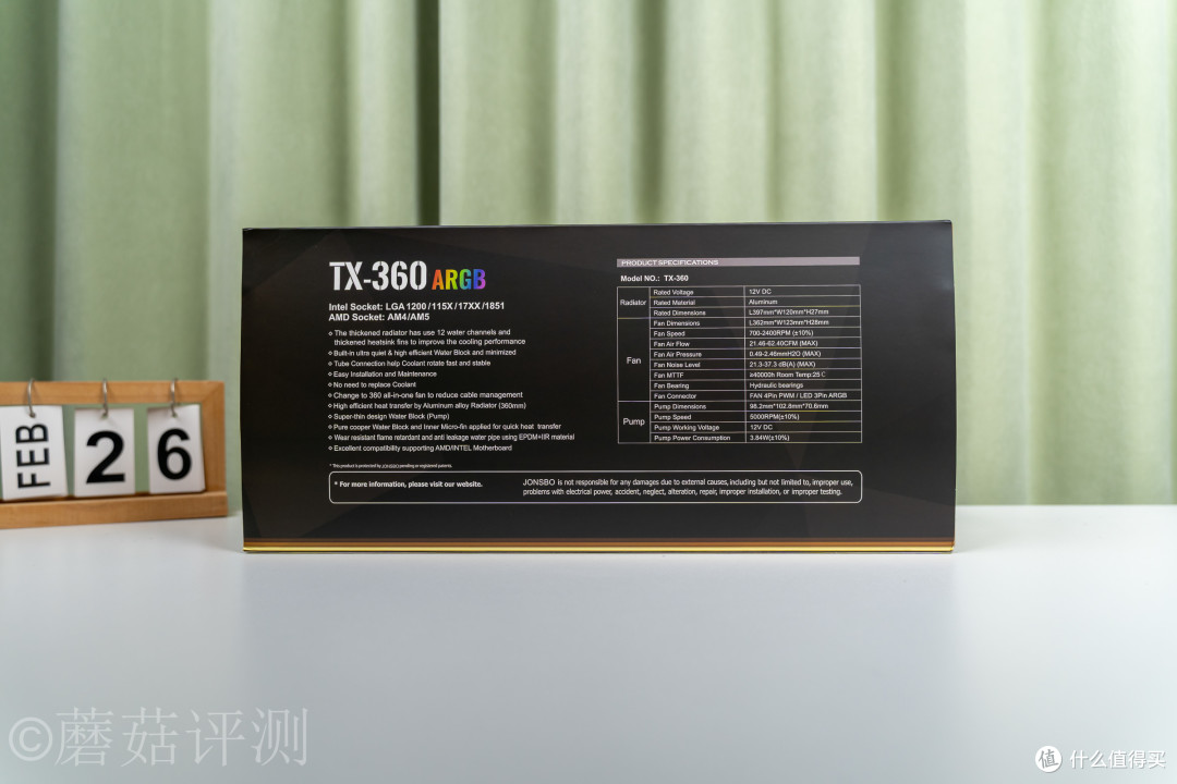 不止是好看,更能打!乔思伯TX-360屏显一体式水冷 评测