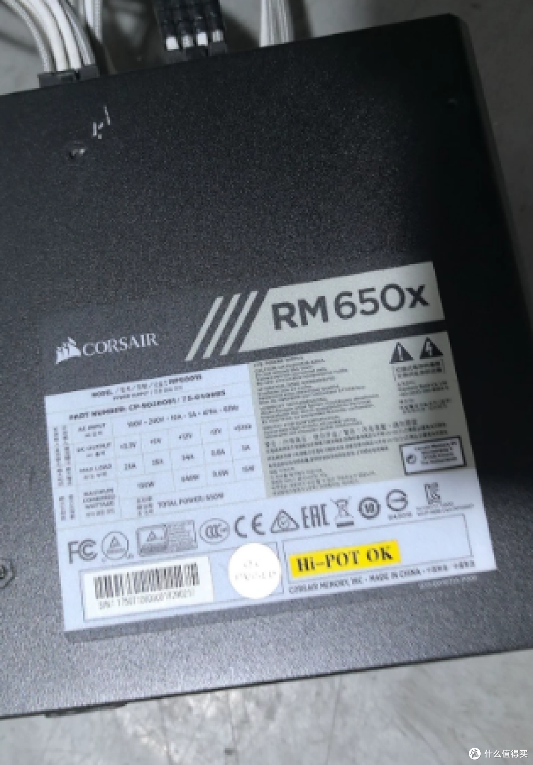 118元海盗船RM650x:线材都在又说线材不全?