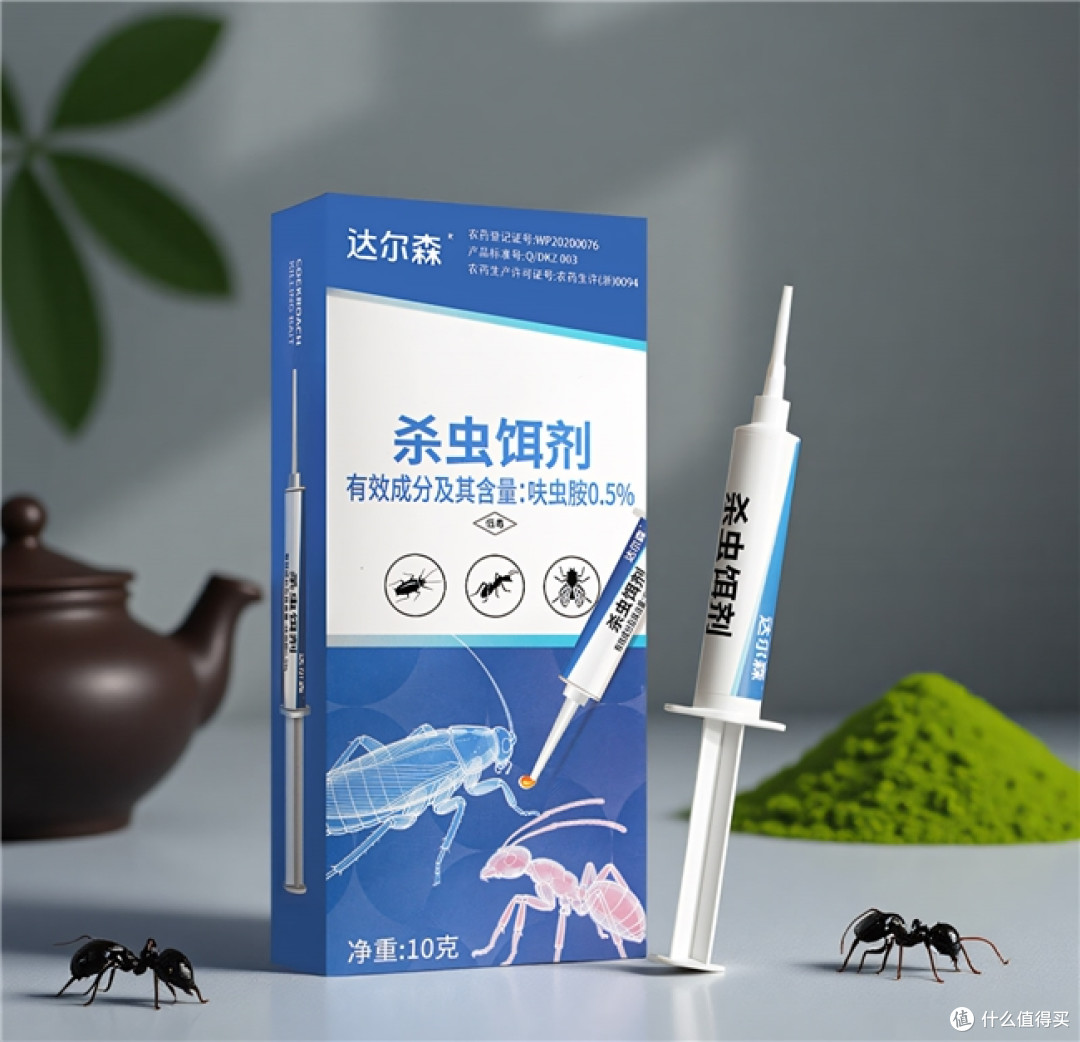 半夜厨房开灯就四散，总也灭不干净的蟑螂选对胶饵才能真正全窝端