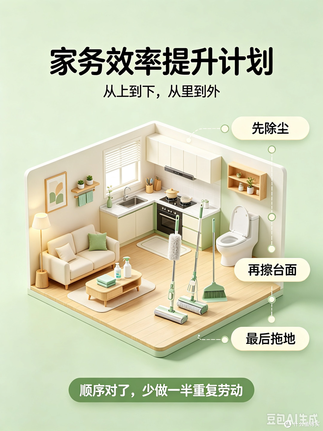 优化家务流程提升清洁效率