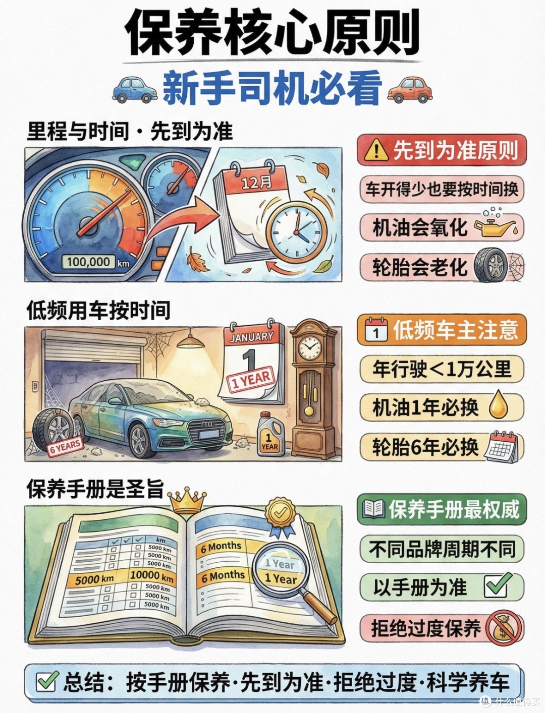 通勤养车记住“4必换3不洗”，一年能省大几千