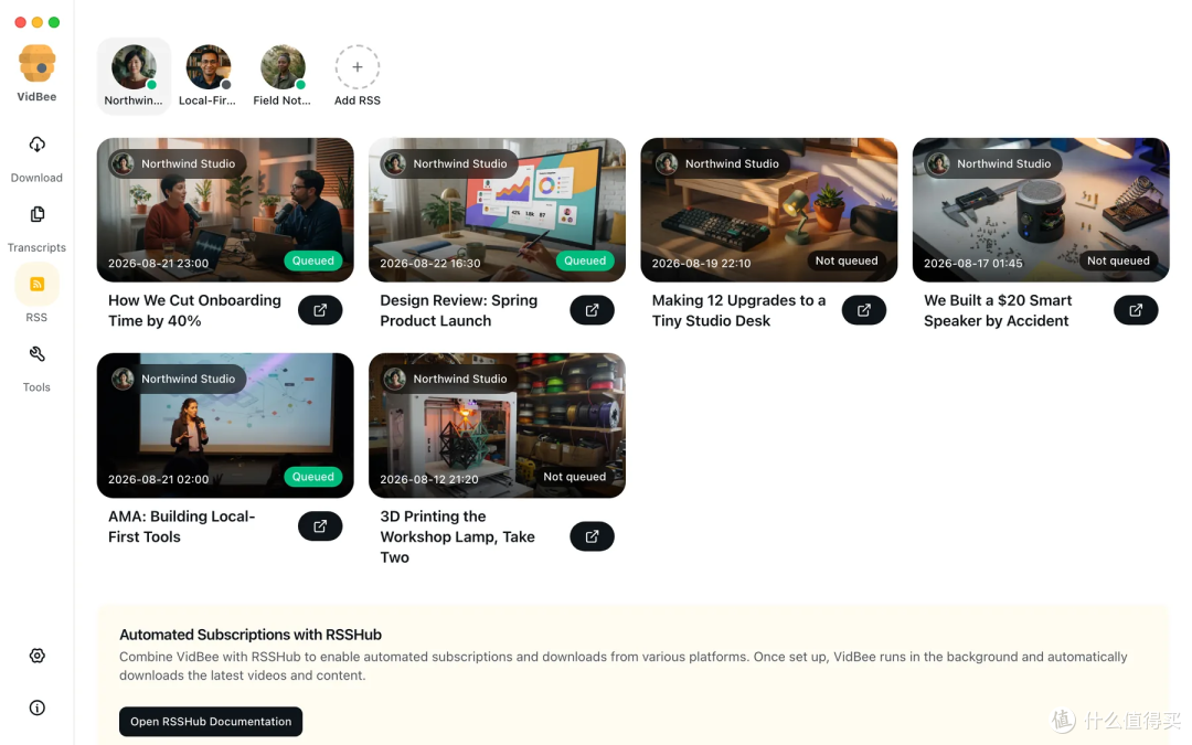 VidBee 免费开源下载神器！不止下载视频，还能本地AI 自动转文案