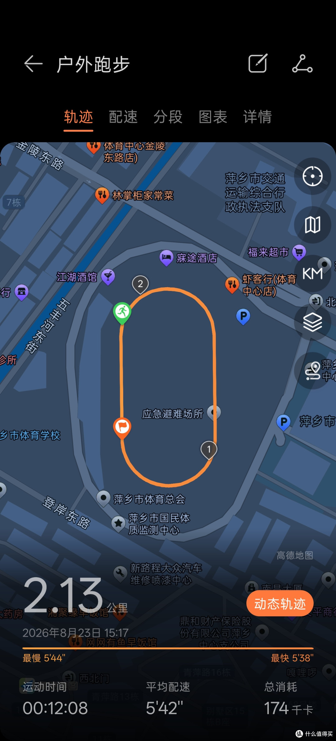 聊聊华为GT6的操场跑步模式表现