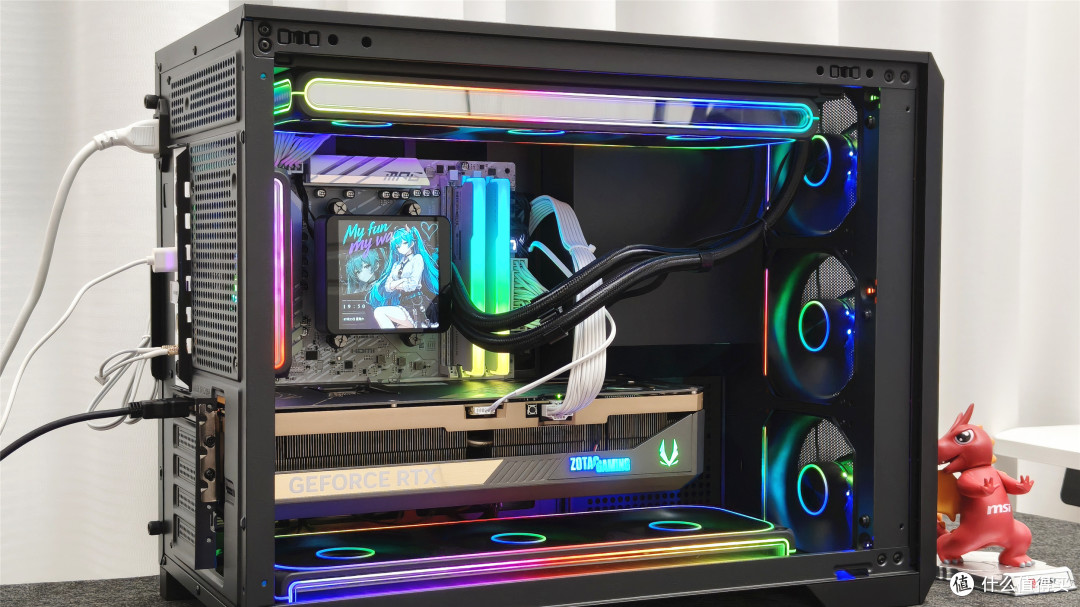 半岛铁盒N5Pro机箱+极动力系列水冷装机!绝对MATX主板的靠谱选项