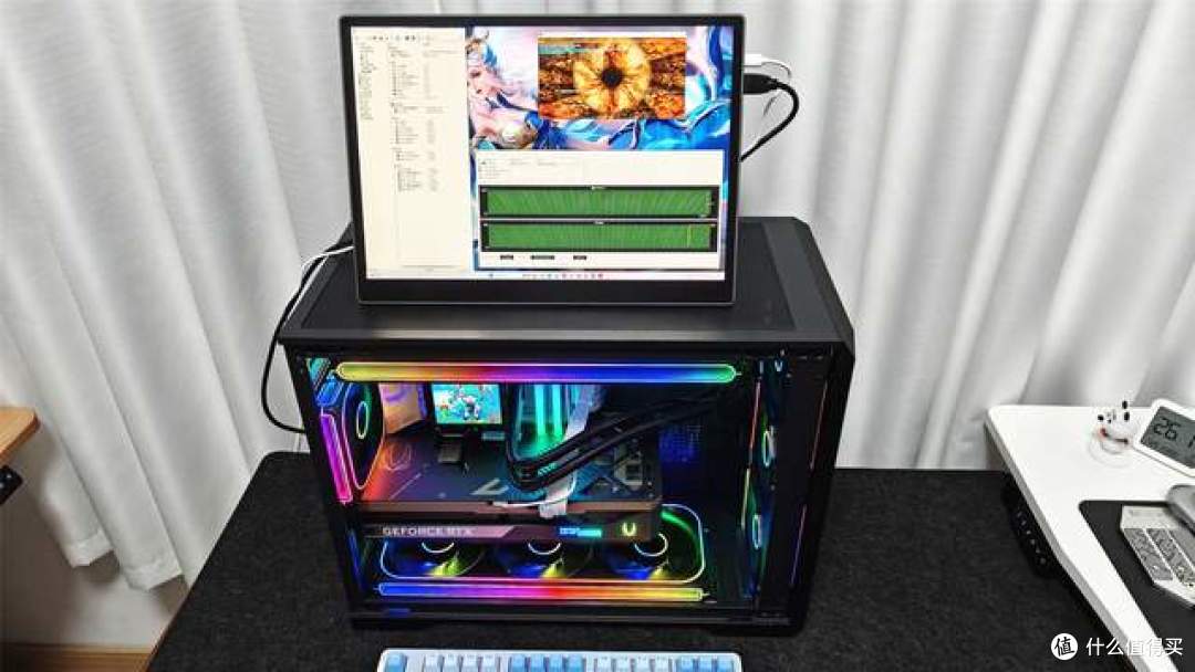 半岛铁盒N5Pro机箱+极动力系列水冷装机!绝对MATX主板的靠谱选项