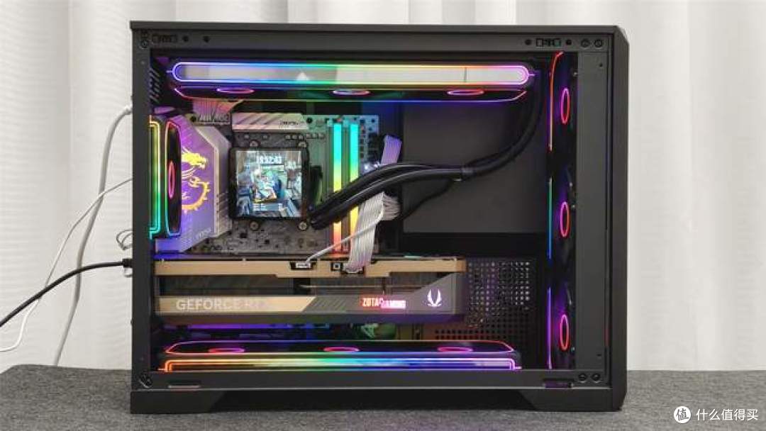 半岛铁盒N5Pro机箱+极动力系列水冷装机!绝对MATX主板的靠谱选项