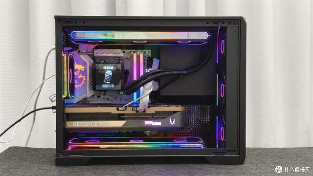 半岛铁盒N5Pro机箱+极动力系列水冷装机!绝对MATX主板的靠谱选项