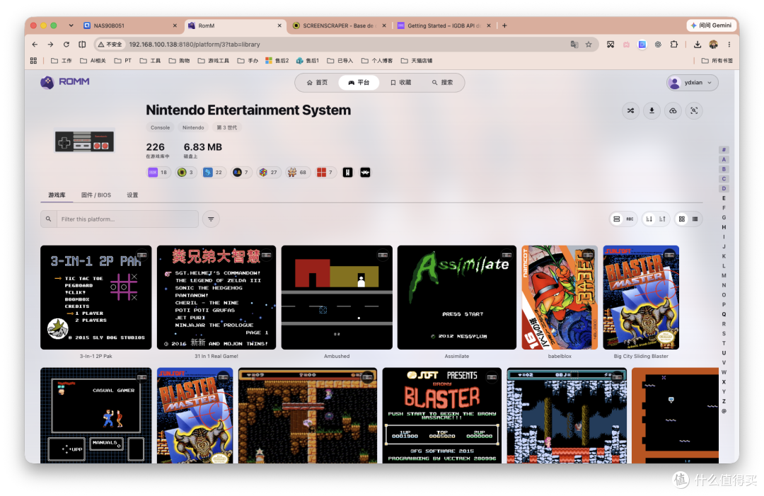 把所有老游戏装进 NAS：RomM打造私人「Steam游戏库」