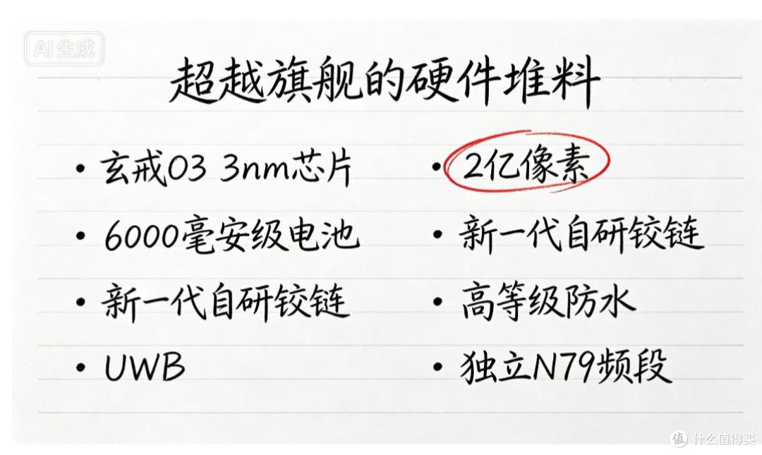 3nm玄戒O3、2亿像素、6000毫安!钱包先顶不住了