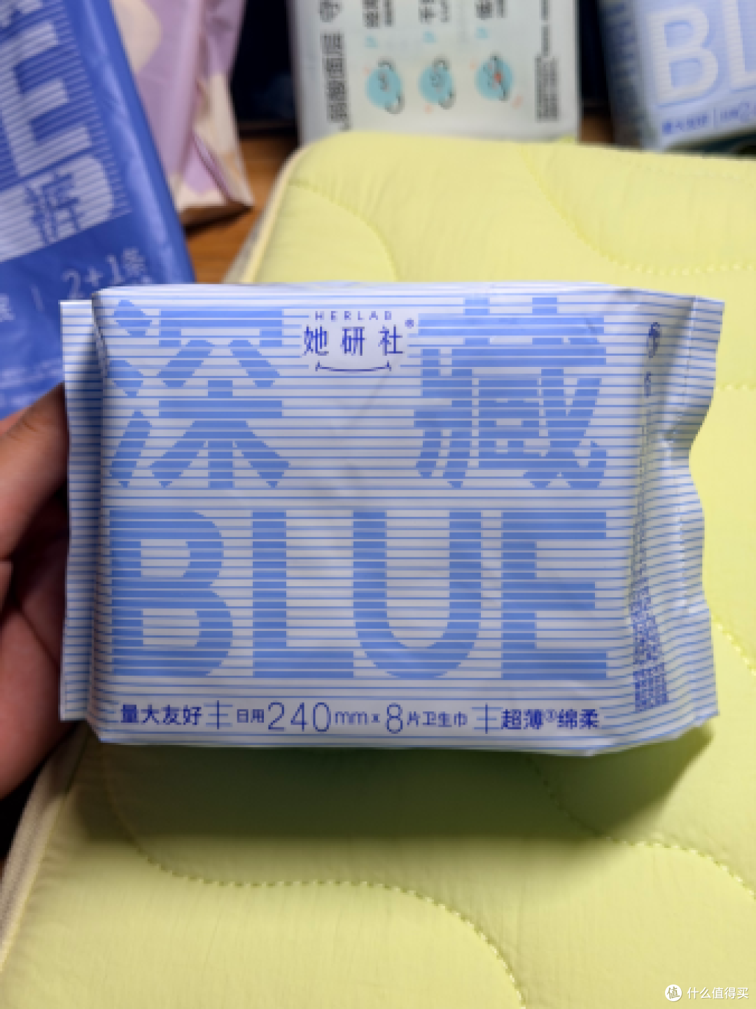 她研社深藏BLUE款产品:量多怕侧漏的日间主力