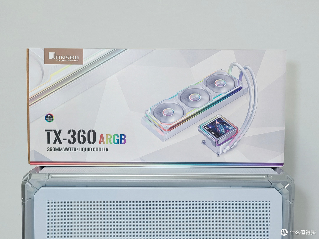 对不起钱钱,这个真的很帅。乔思伯X400双面玻璃+TX360大屏水冷