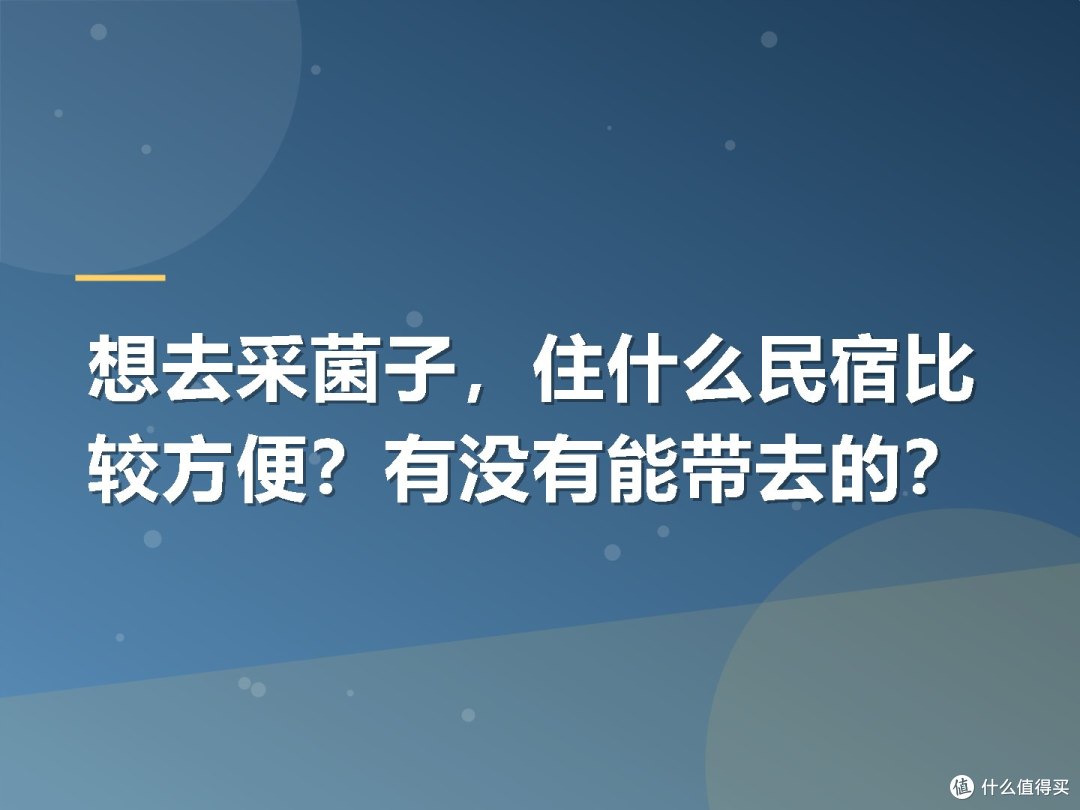 想去采菌子,住什么民宿比较方便?有没有能带去的?