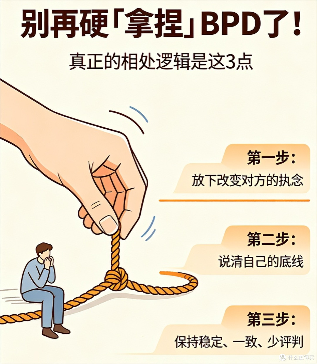 别再硬“拿捏”BPD了!真正的相处逻辑是这3点