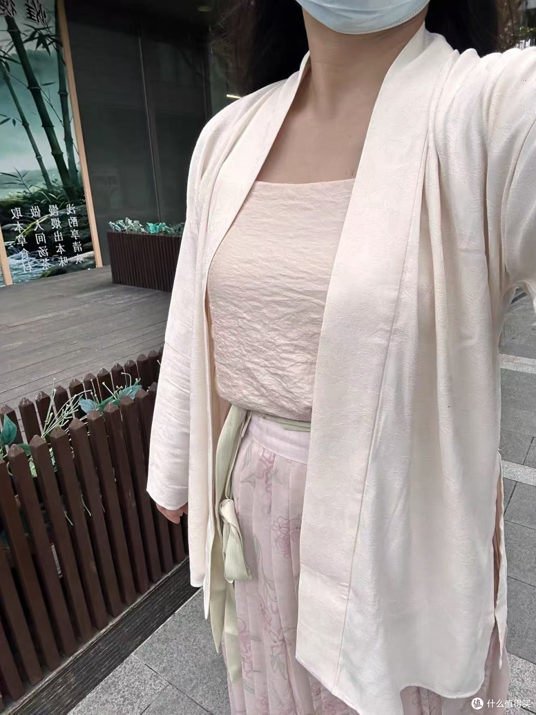 宋制温柔天花板✨花漾奶白飞机袖！