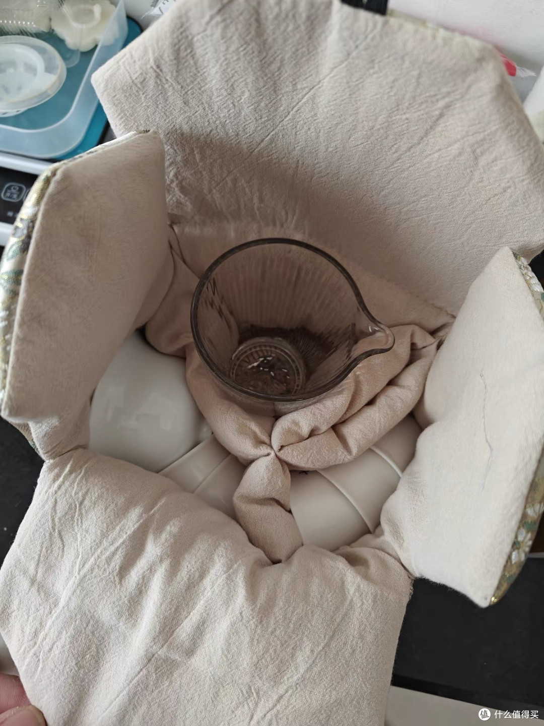 织锦硬包手提茶具收纳包怎么选?一壶三杯旅行茶具收纳盒选购心得