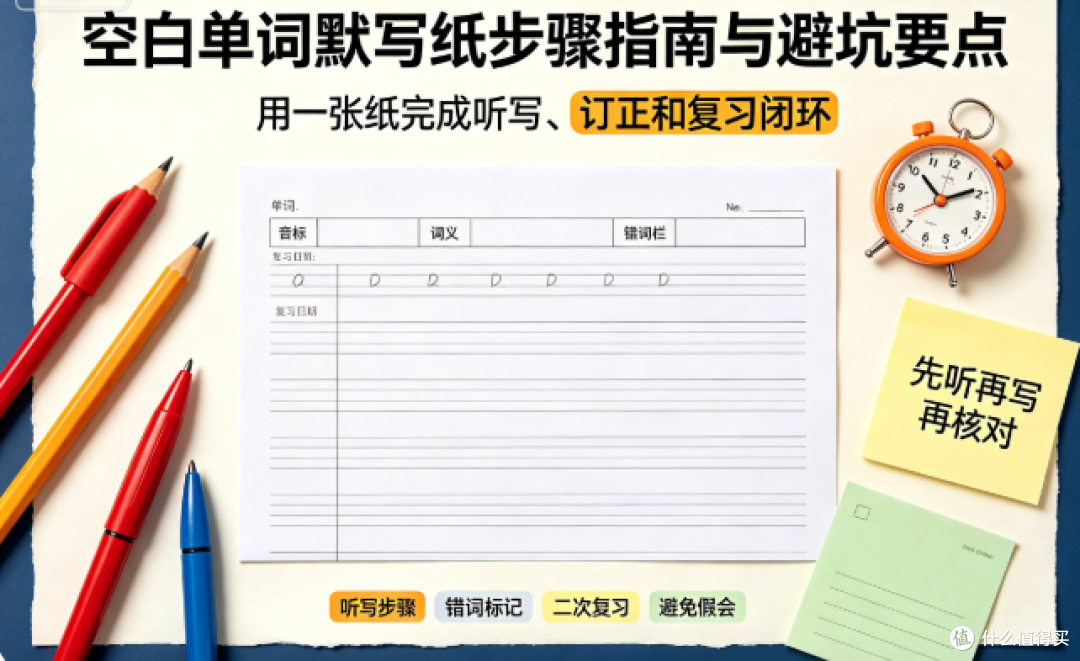空白单词默写纸步骤指南与避坑要点