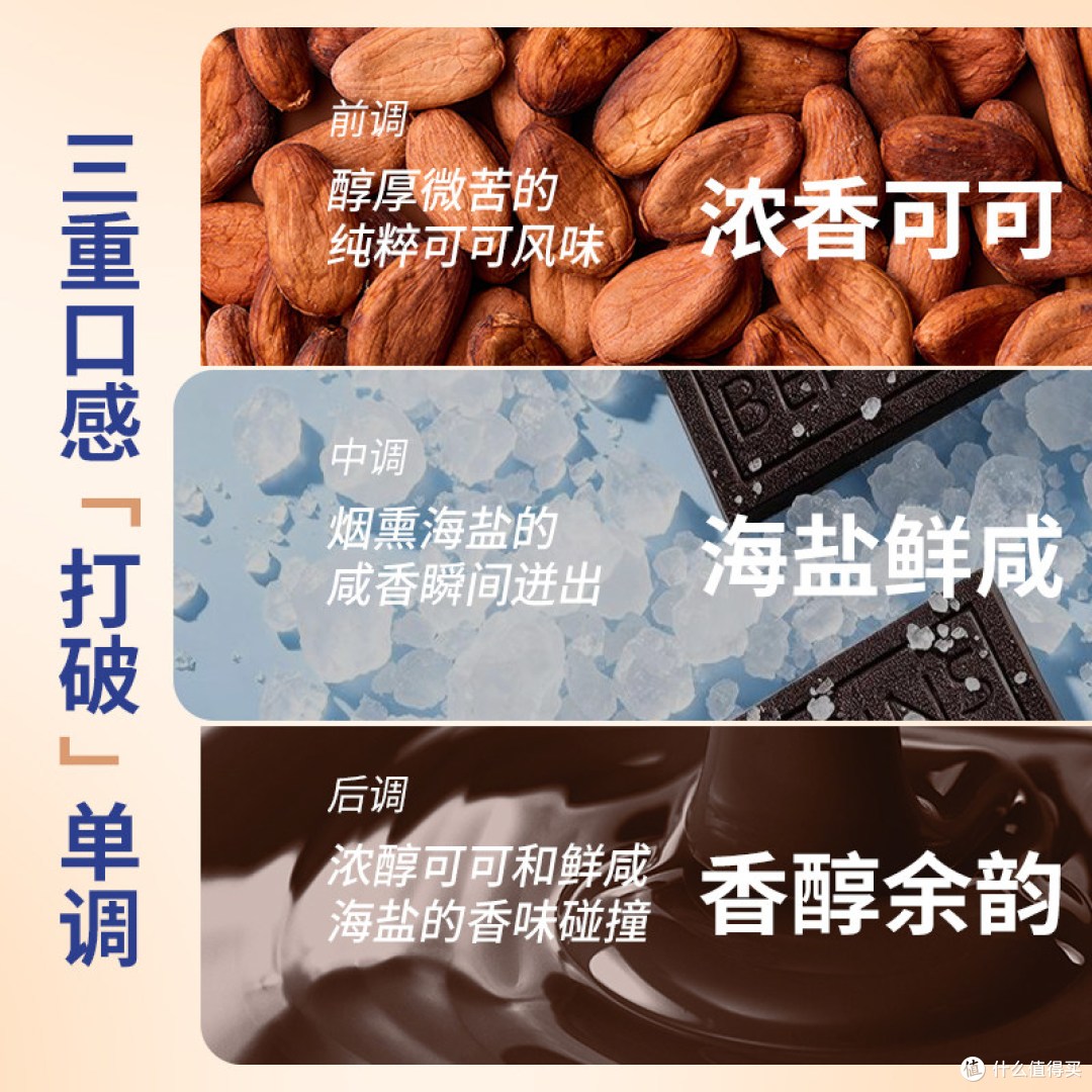BENNS贝纳丝78%海盐黑巧实测：微苦咸香层次拉满，纯可可脂打底稳