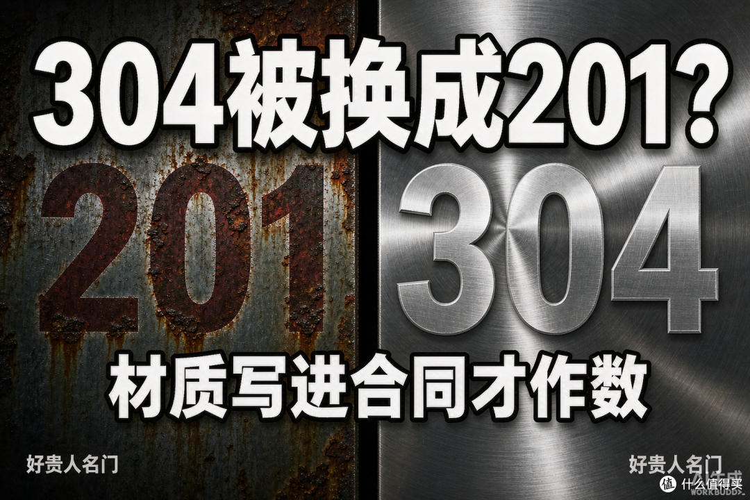 拿着304配置单去比价,差点被换成201